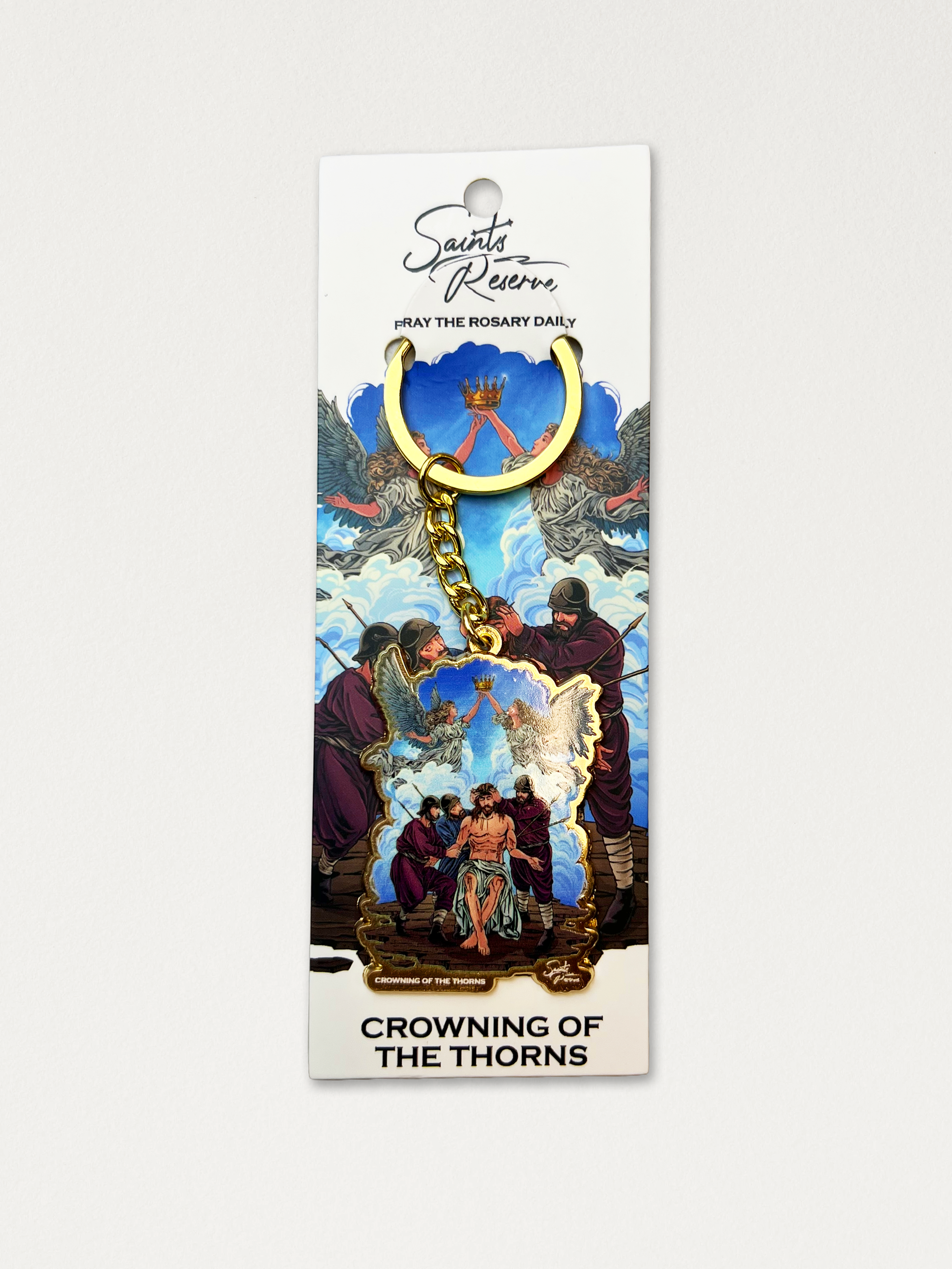 Jesus Crowning of the Thorns Keychain