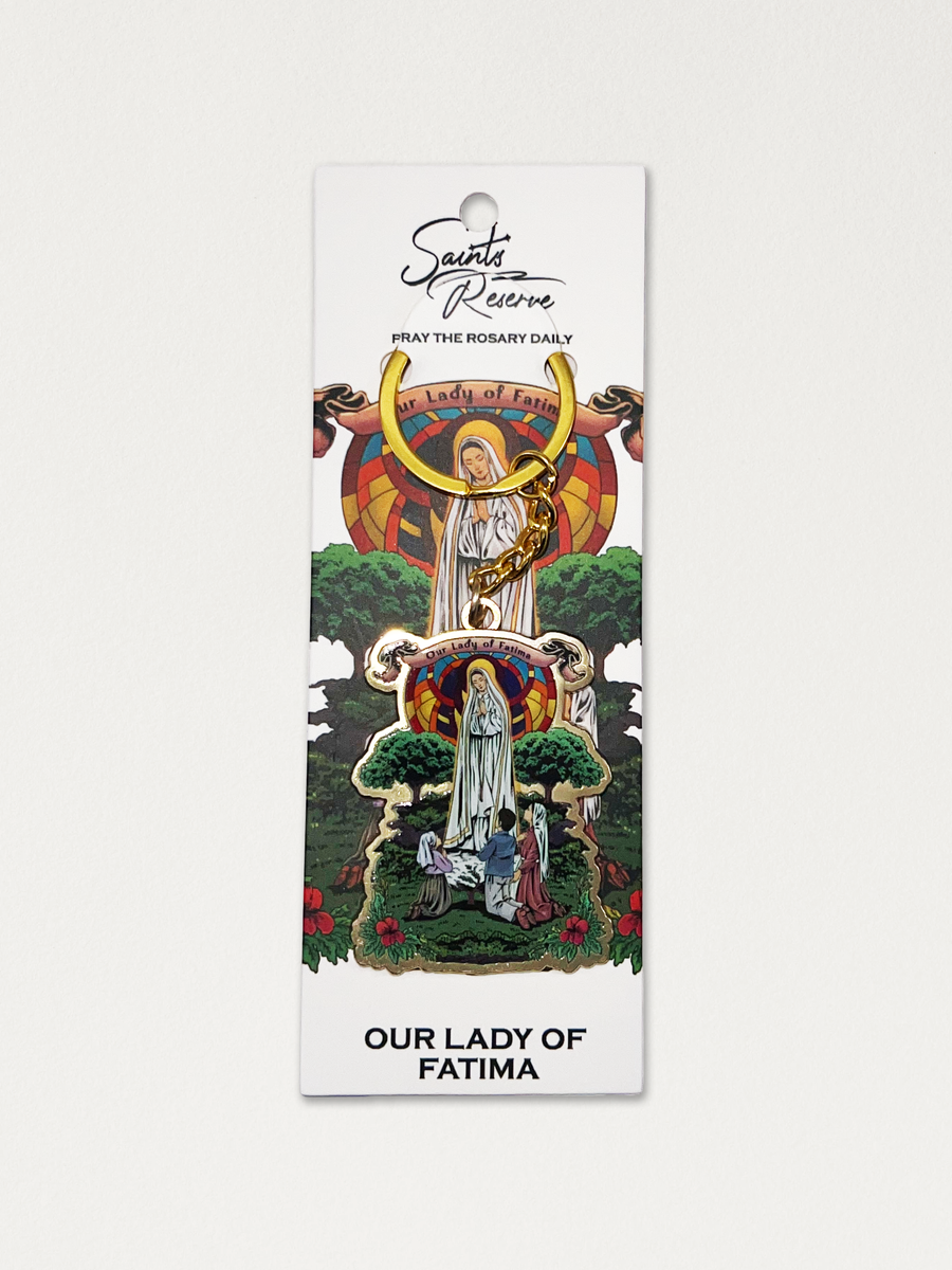 Our Lady of Fatima Keychain
