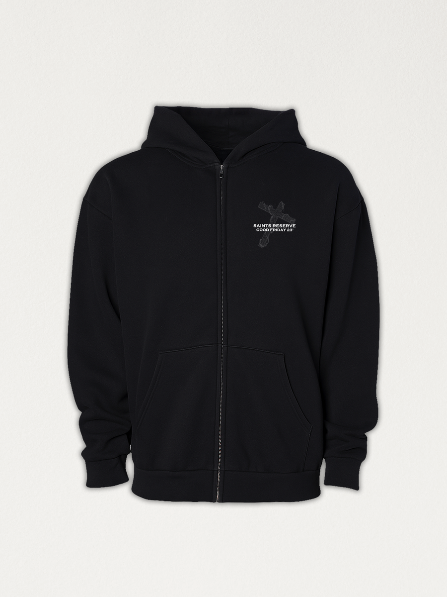 Jesus Meets His Mother Good Friday 23 Zip Up Hoodie