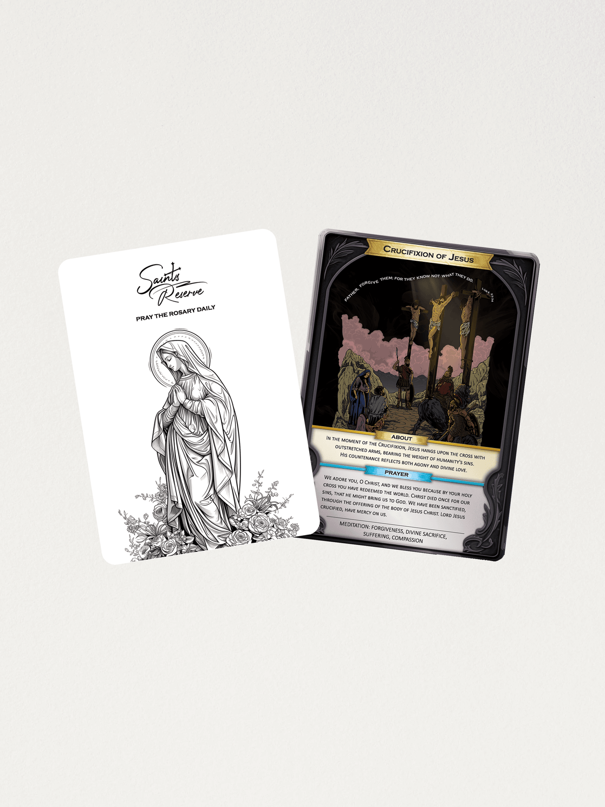 Saints Reserve Holographic Prayer Card (Individual Wholesale Only)