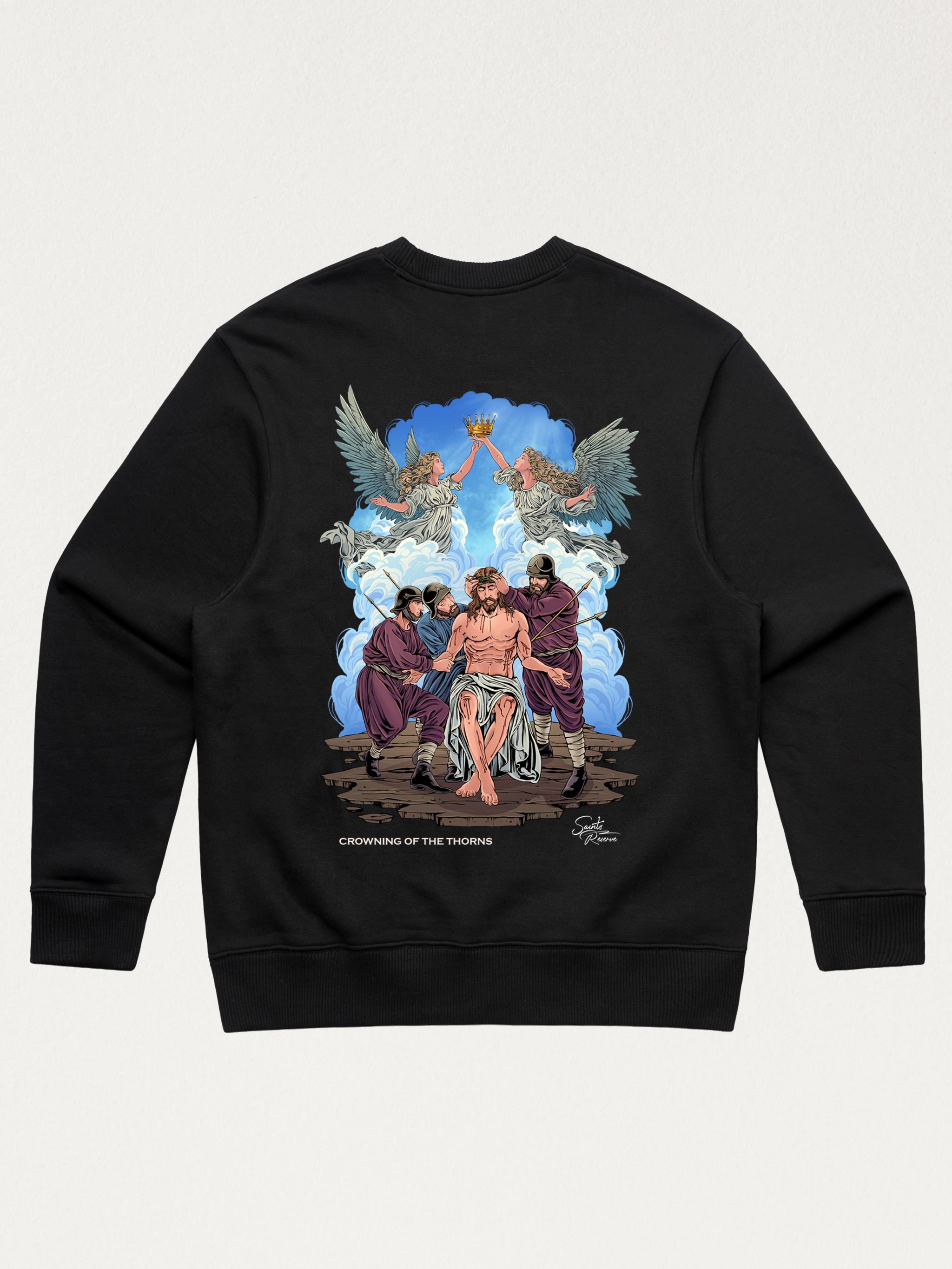 Crowning of the Thorns Good Friday 24' Crewneck – Saints Reserve