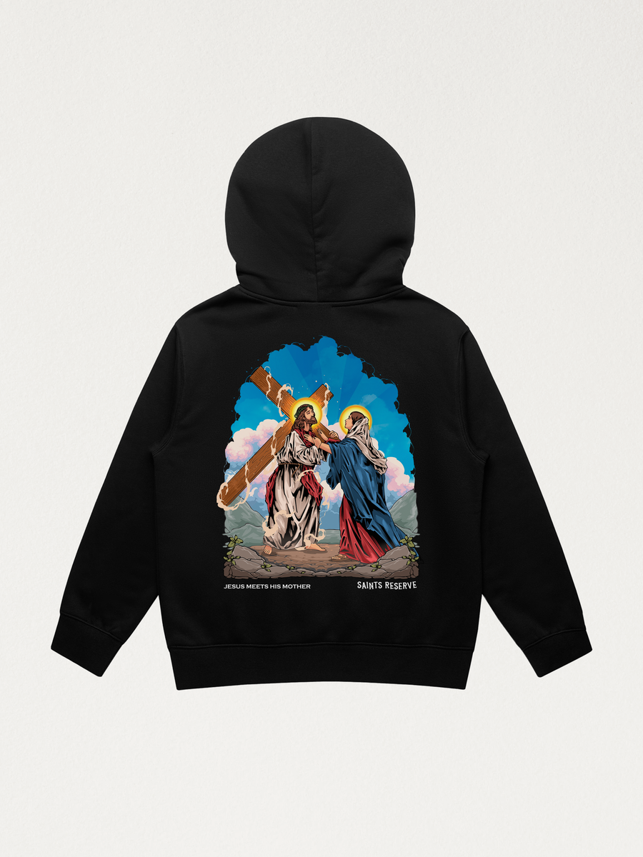 Youth Jesus Meets His Mother Good Friday 23' Sweatershirt