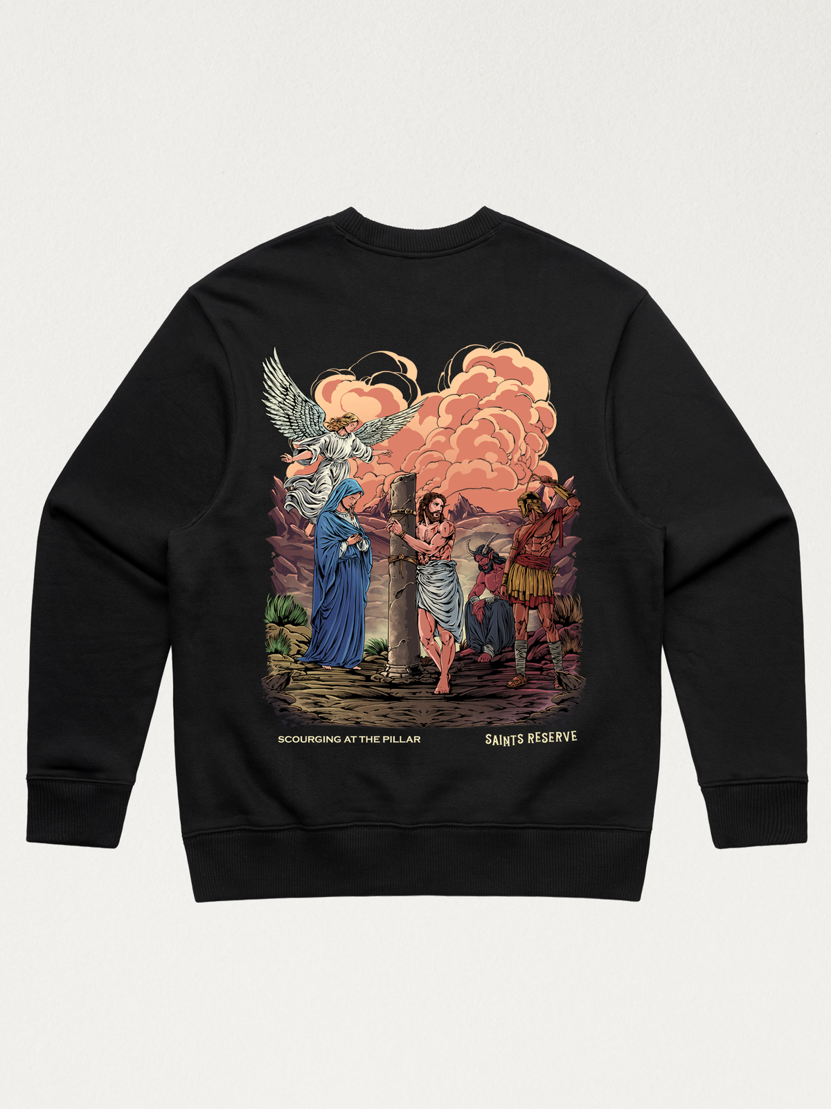 Scourging at the Pillar Good Friday 25 Crewneck