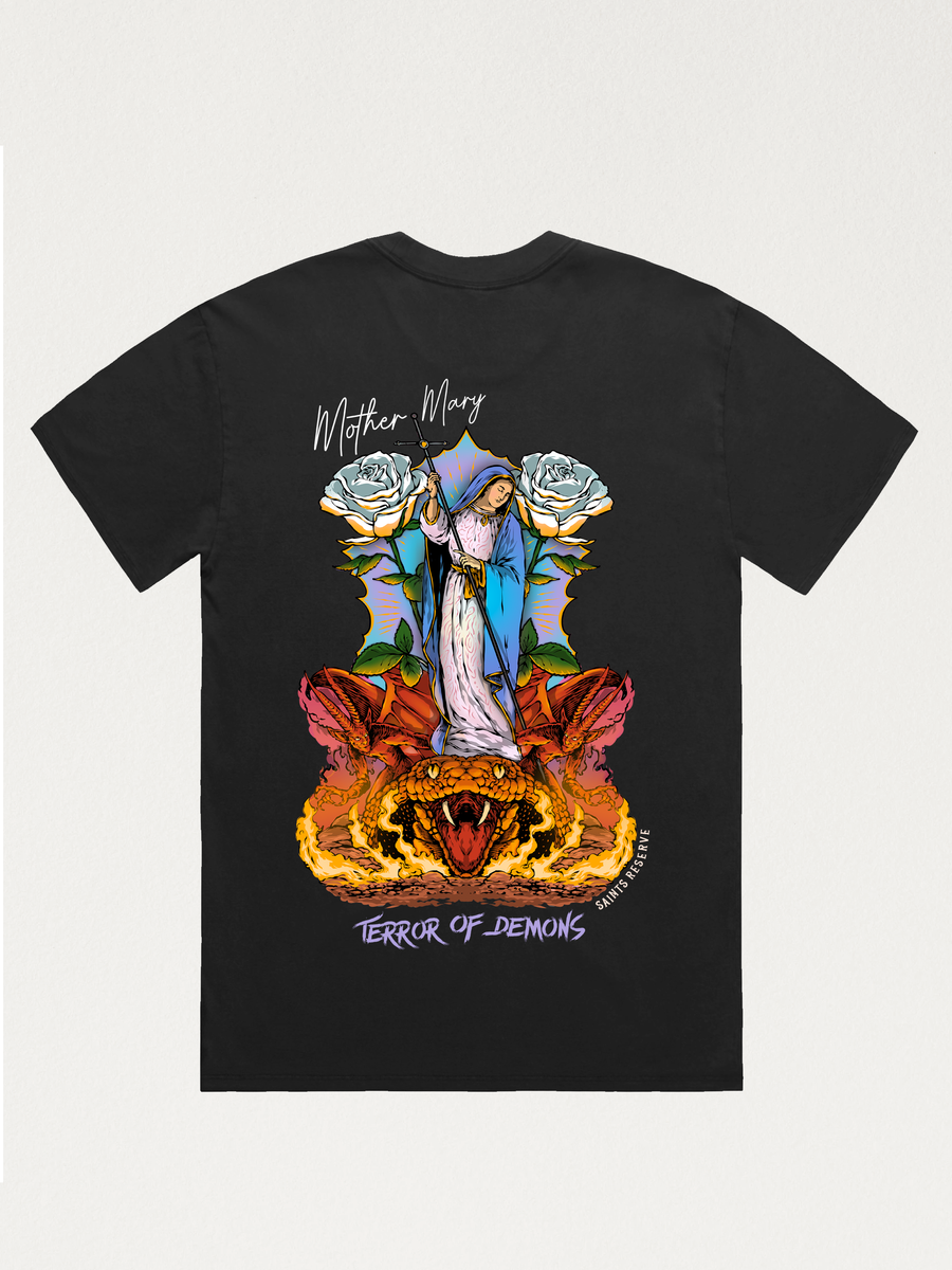 Mother Mary Terror of Demons Shirt