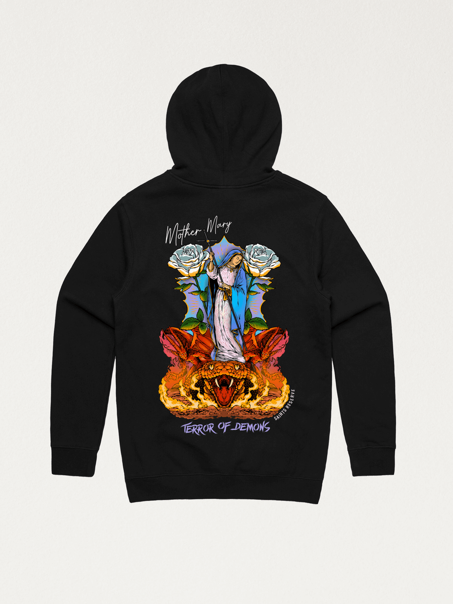 Mother Mary Terror of Demons Sweatshirt