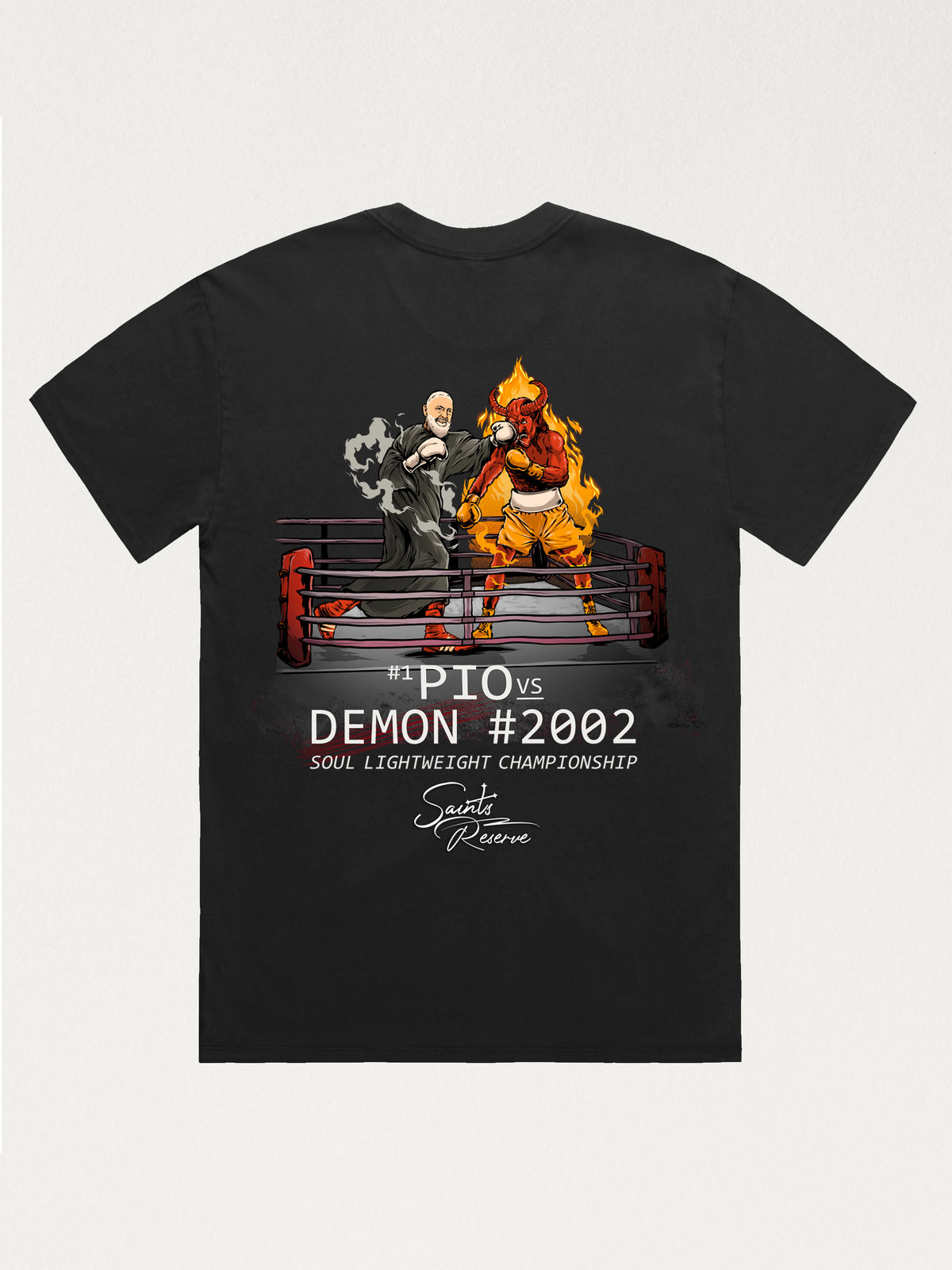 Saint Padre Pio Boxer Shirt (New Design)
