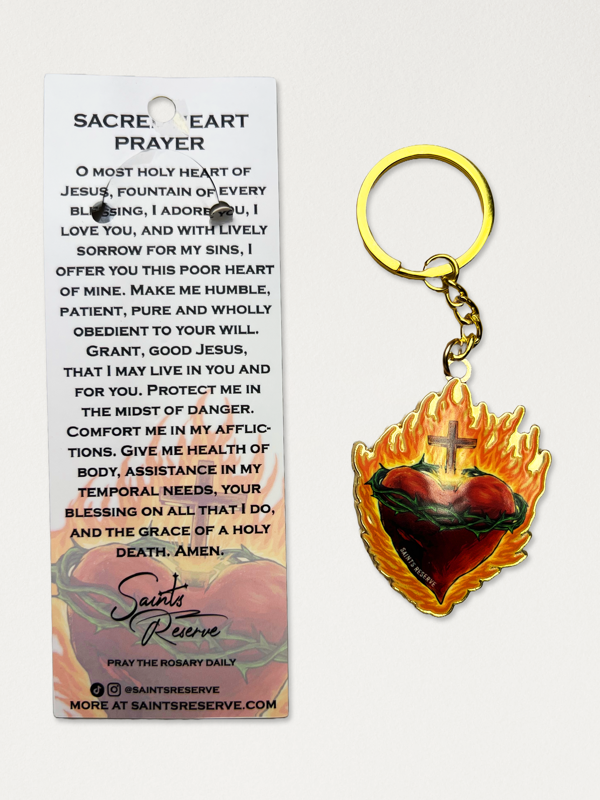 Sacred Heart of Jesus Keychain