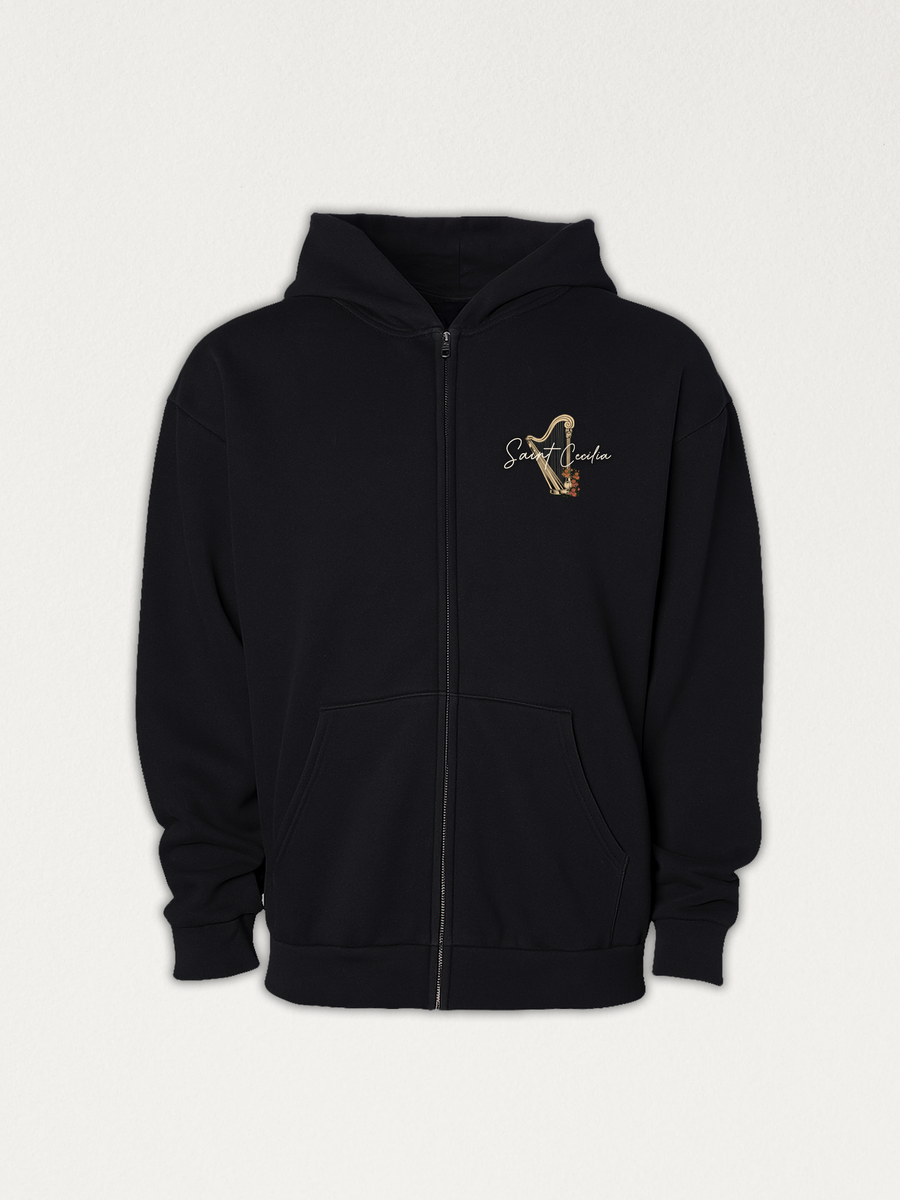 Saint Cecilia Zip Up Hoodie