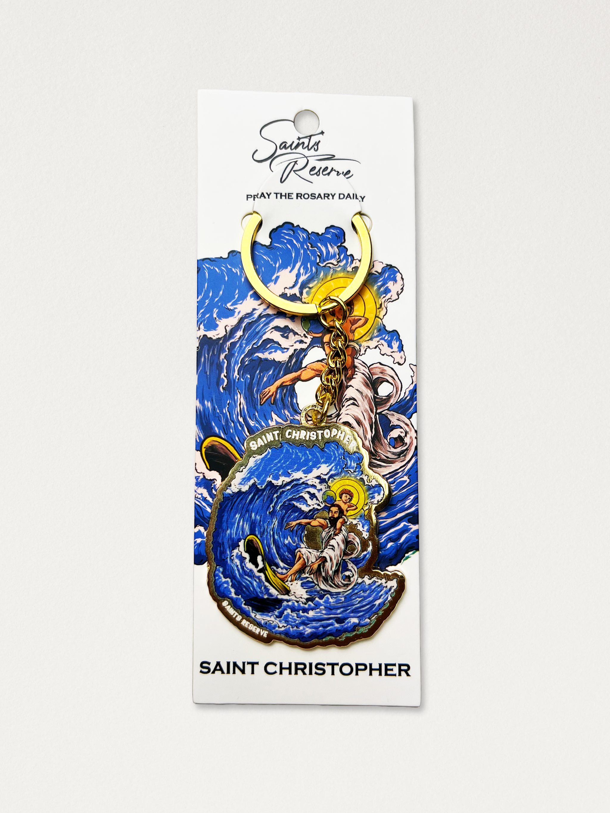 Saint Christopher Keychain