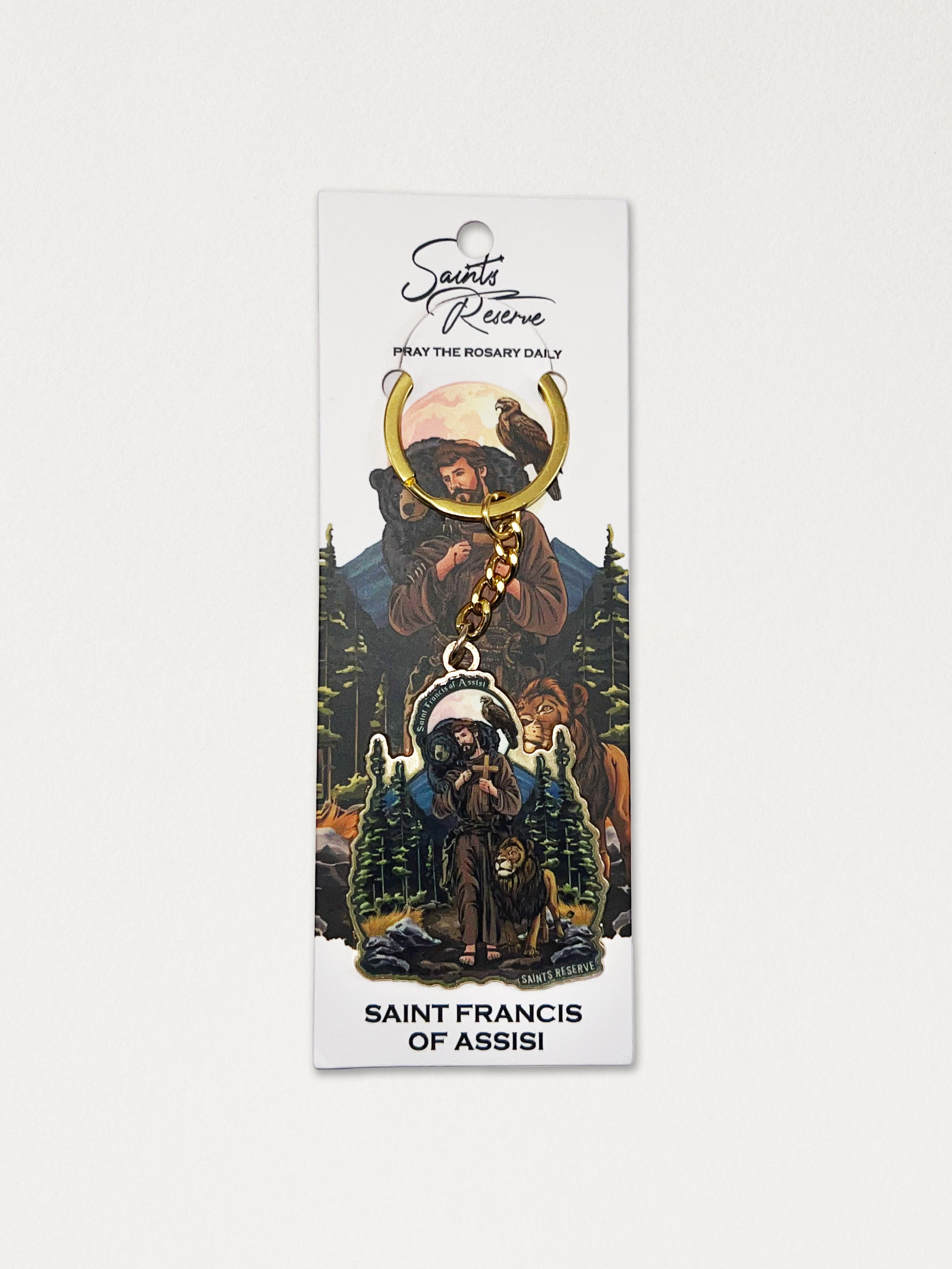 Saint Francis of Assisi Keychain