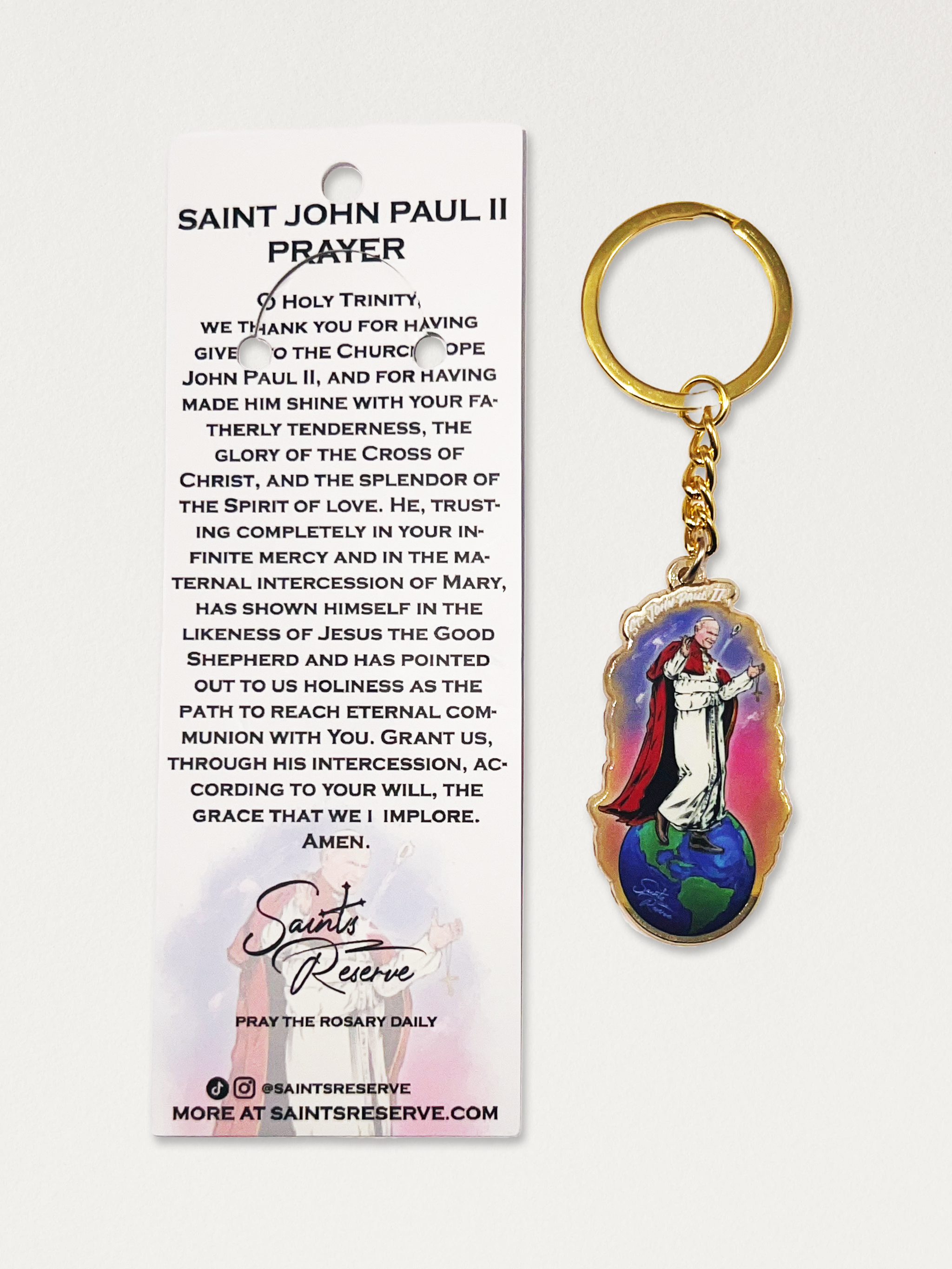 Saint John Paul II Keychain