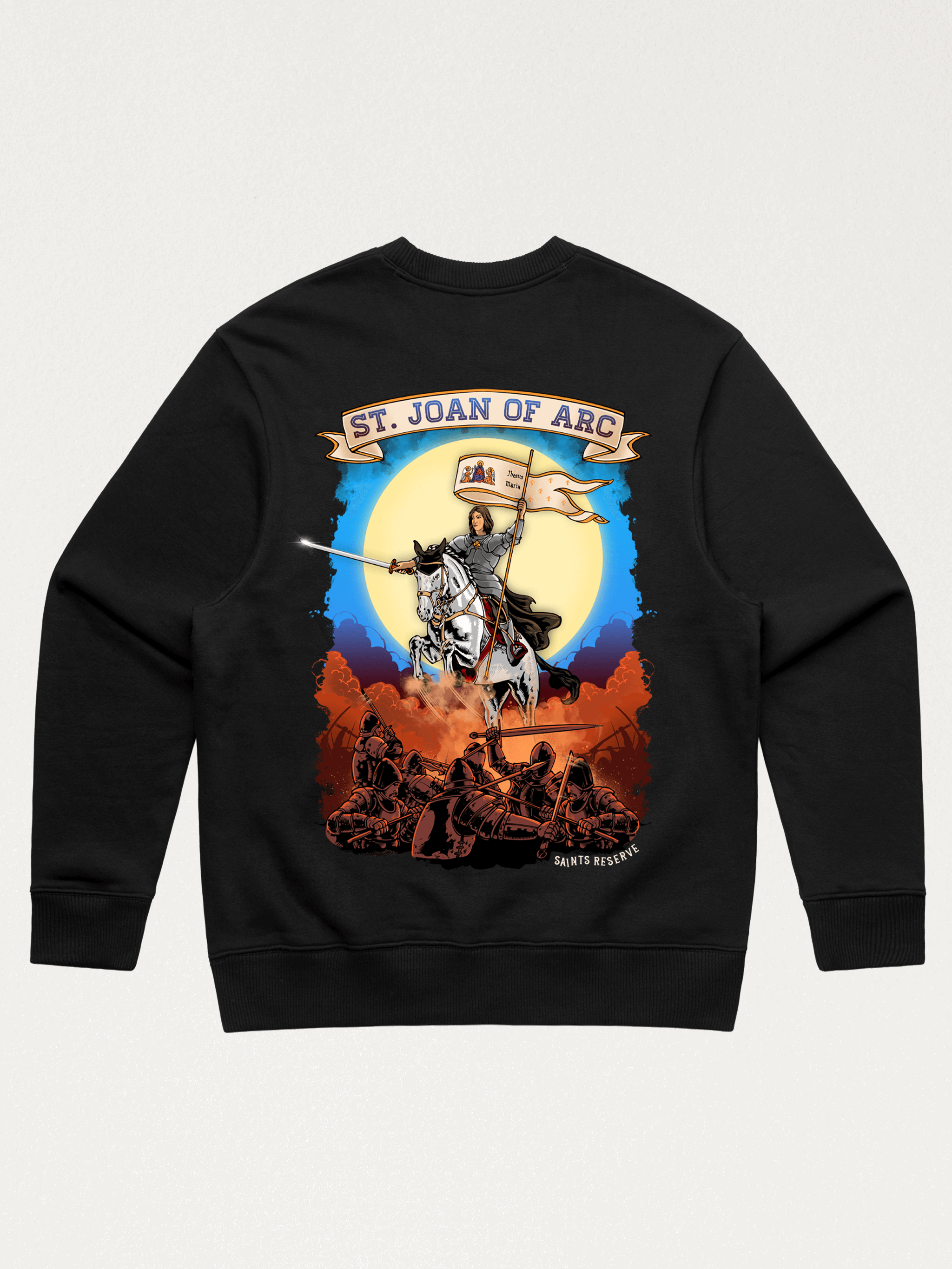 Joan of Arc Crewneck back