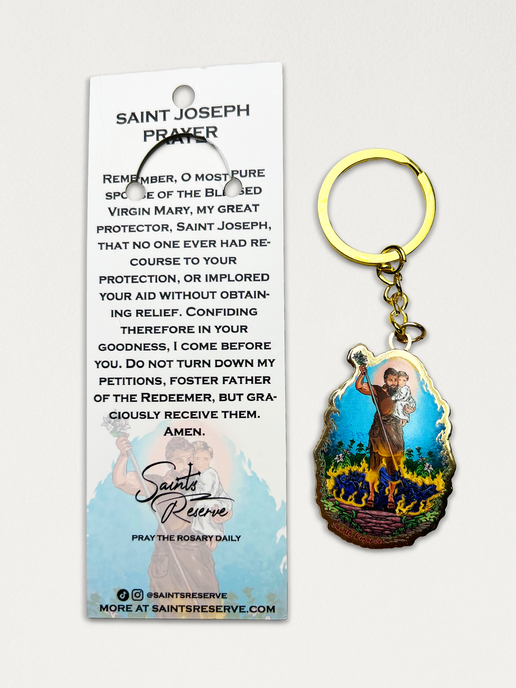 Saint Joseph Keychain