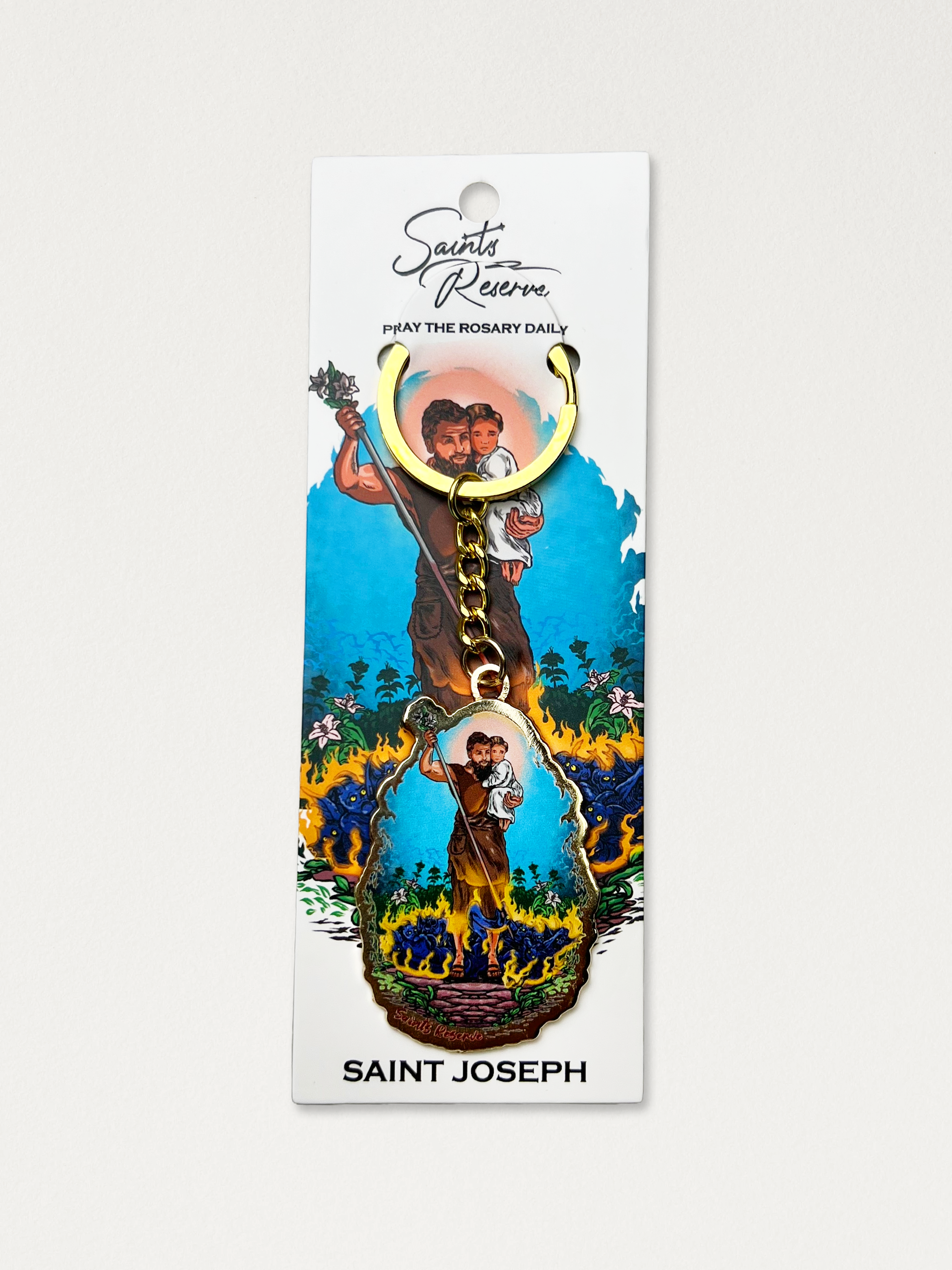Saint Joseph Keychain