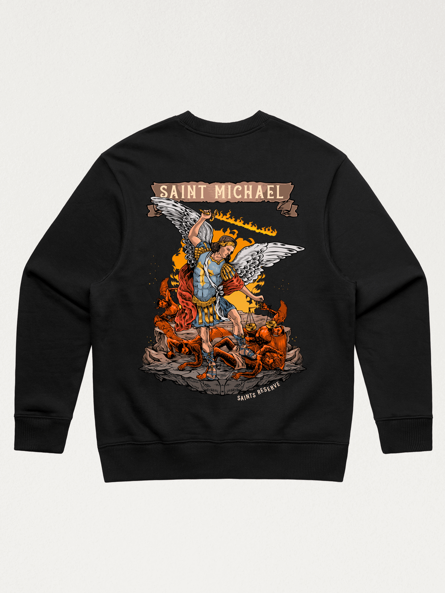 Saint Michael the Archangel Crewneck