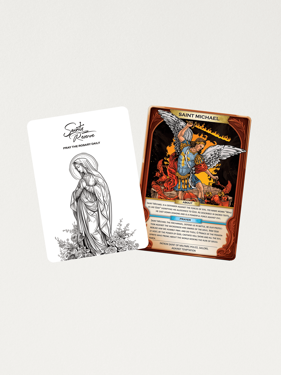 Saints Reserve Holographic Prayer Card (Individual Wholesale Only)