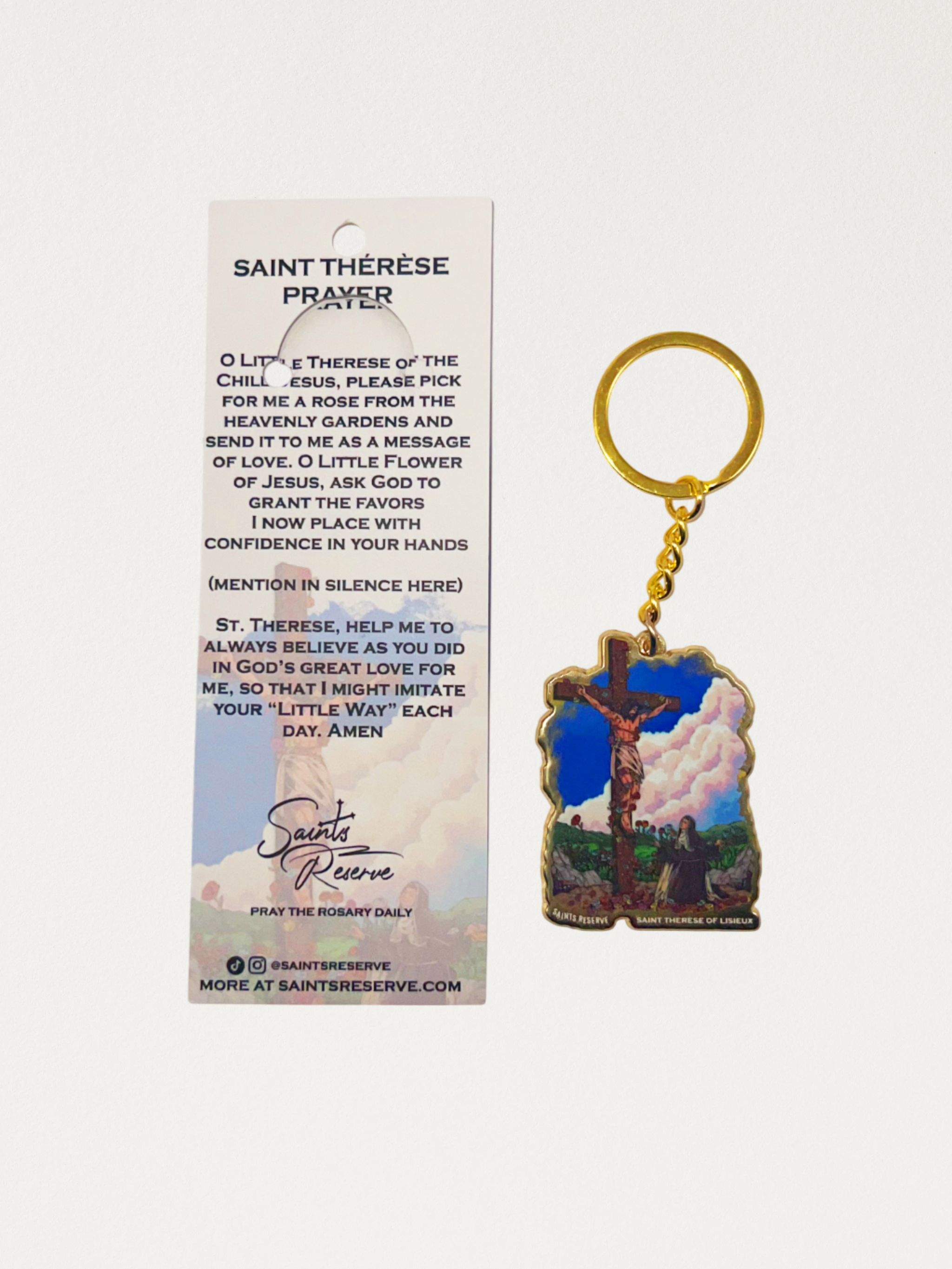 Saint Thérèse of Lisieux Keychain