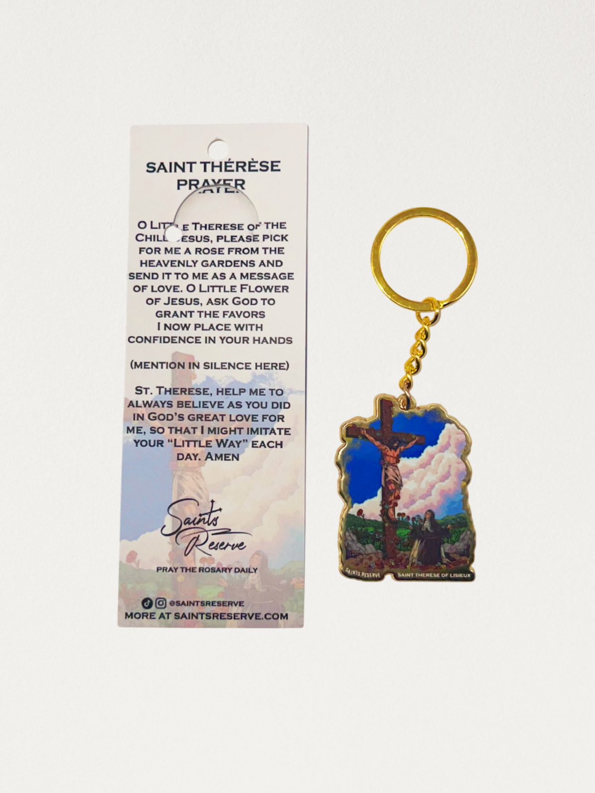 Saint Thérèse of Lisieux Keychain