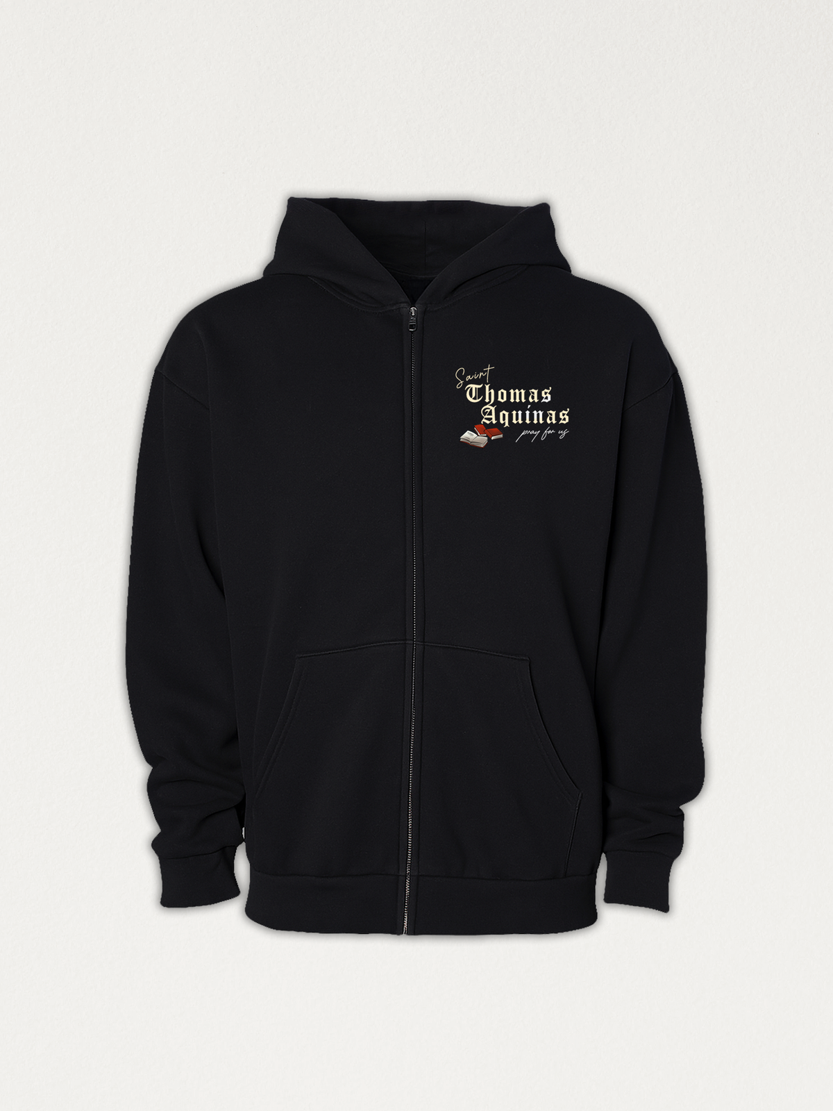 Saint Thomas Aquinas Zip Up Hoodie