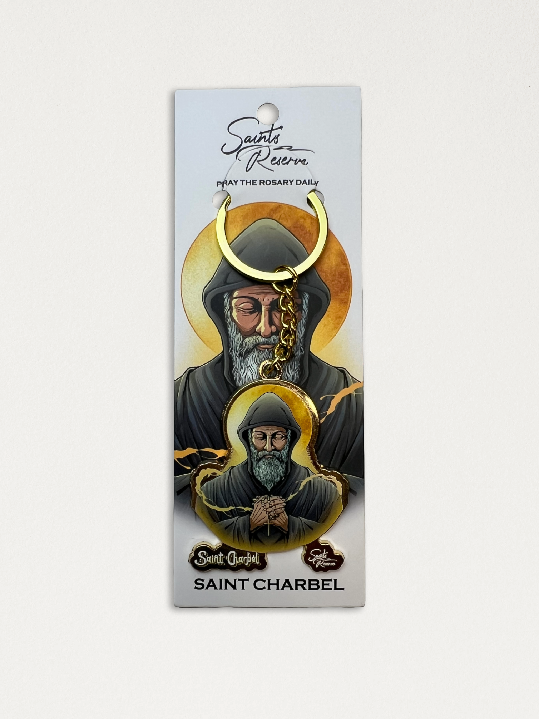 Saint Charbel Keychain