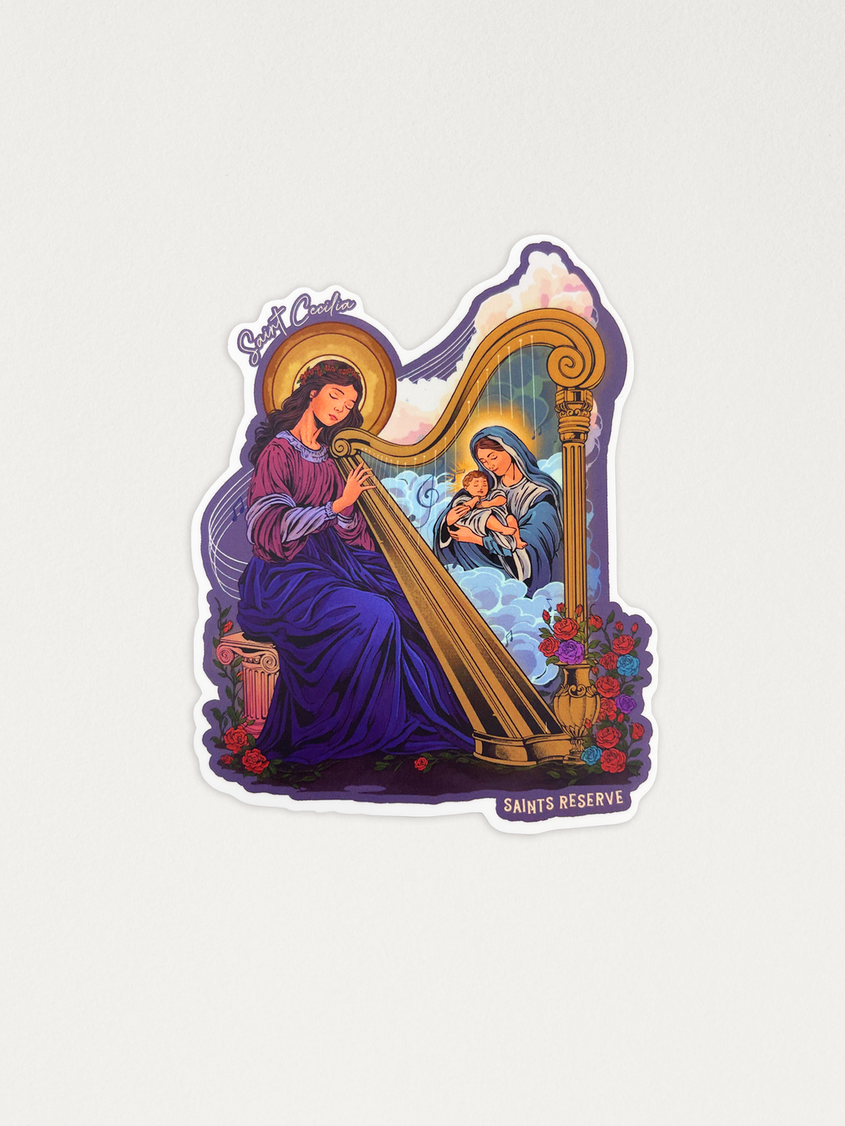 Saint Cecilia Sticker