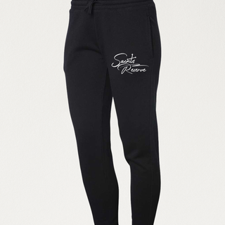 Womens Black Sweatpants Front